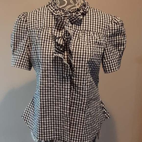 Mixit Tops - Absolutely Stunning! Black & White Gingham